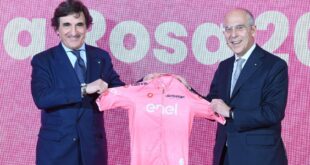 GIRO D’ITALIA: ENEL E LA MAGLIA ROSA INSIEME PER ALTRI TRE ANNI