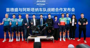 Nuova Bici del Team XDS Astana per la Stagione 2025